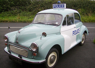 Morris Minor Police Car
